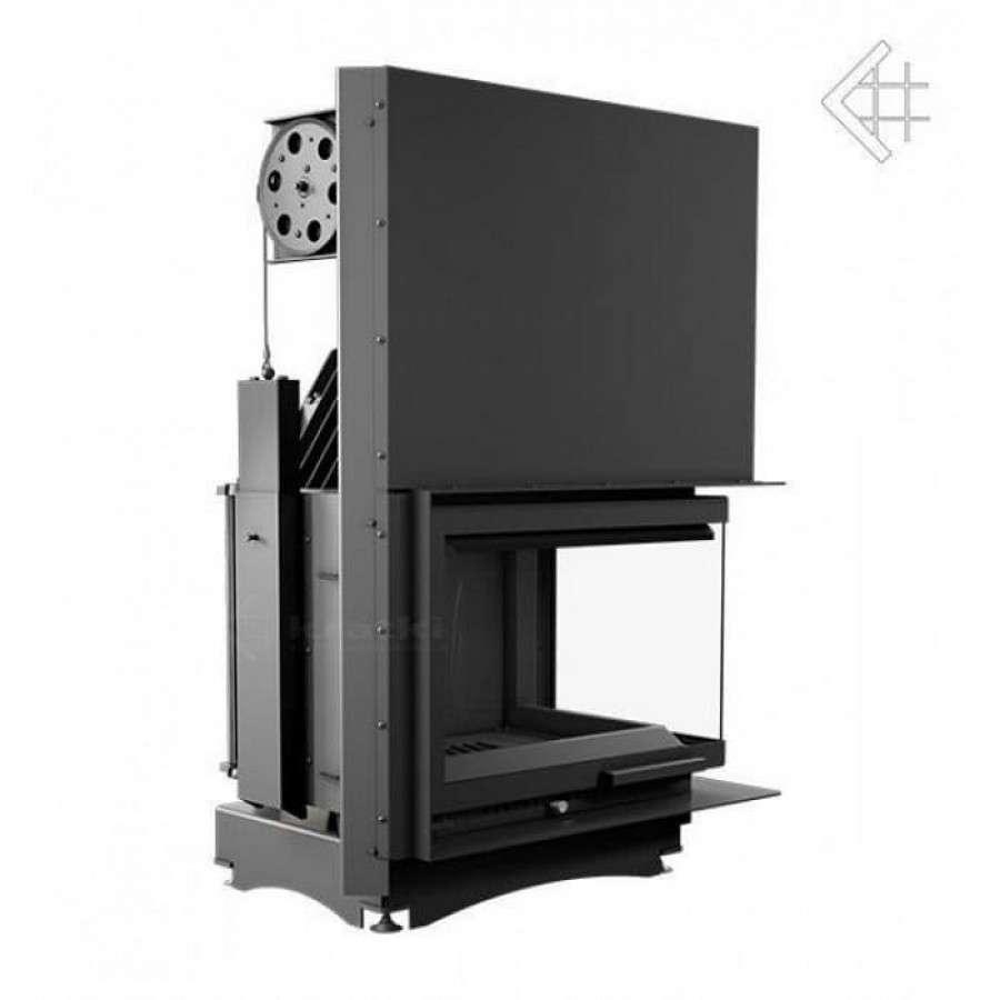 Каминная топка Kratki Zuzia/P/BS/G (угловое стекло справа,гильотина) Амазонка бай фото в Мозыре