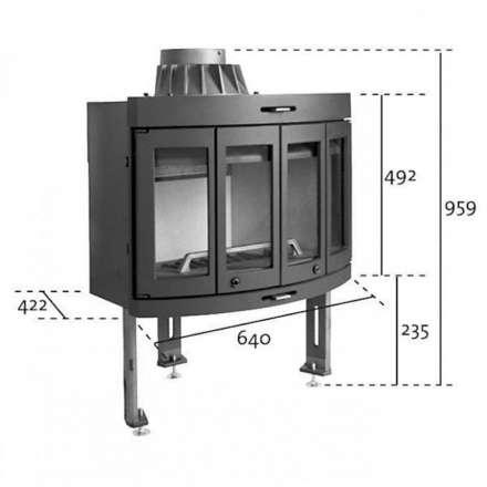 Каминная топка Jotul I400 Harmony в Мозыре