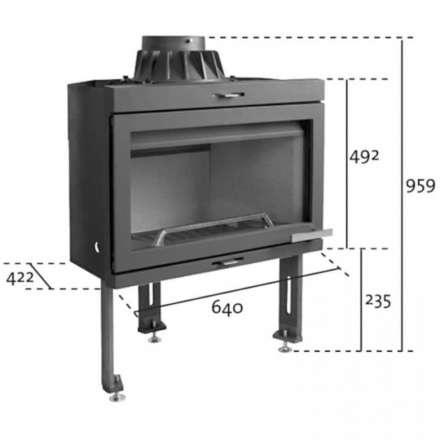 Каминная топка Jotul I 400 Panorama в Мозыре