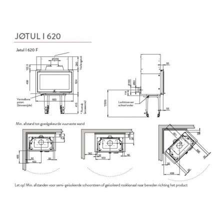 Каминная топка Jotul I 620 FR в Мозыре