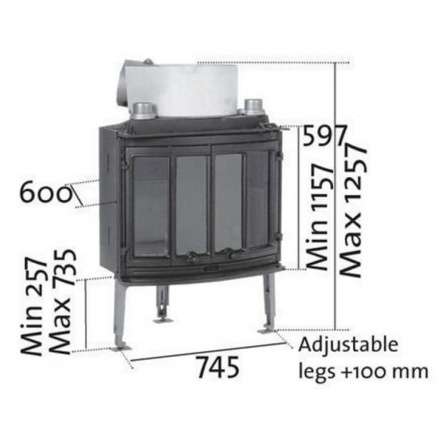 Каминная топка Jotul I 18 Harmony в Мозыре
