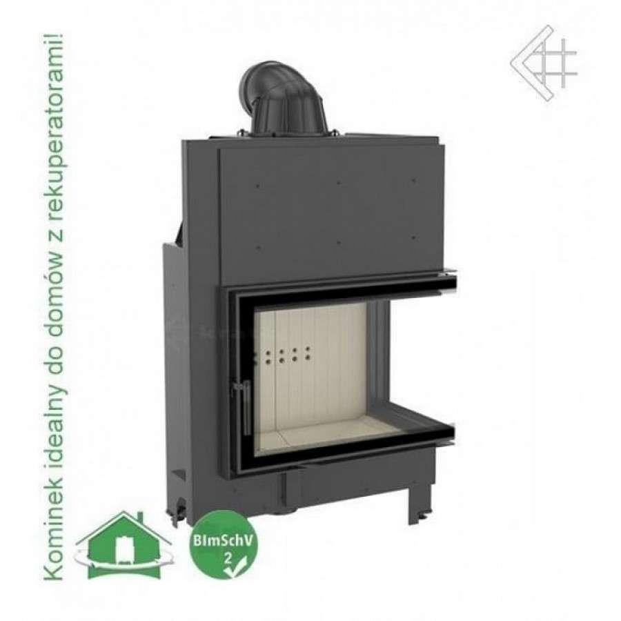 Каминная топка Kratki MBA/P/BS (угловое стекло справа) Амазонка бай фото в Мозыре