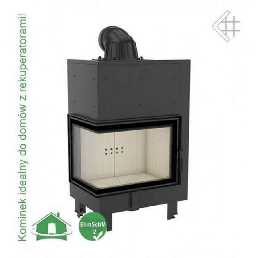 Каминная топка Kratki MBZ/P/BS (угловое стекло справа) Амазонка бай фото в Мозыре