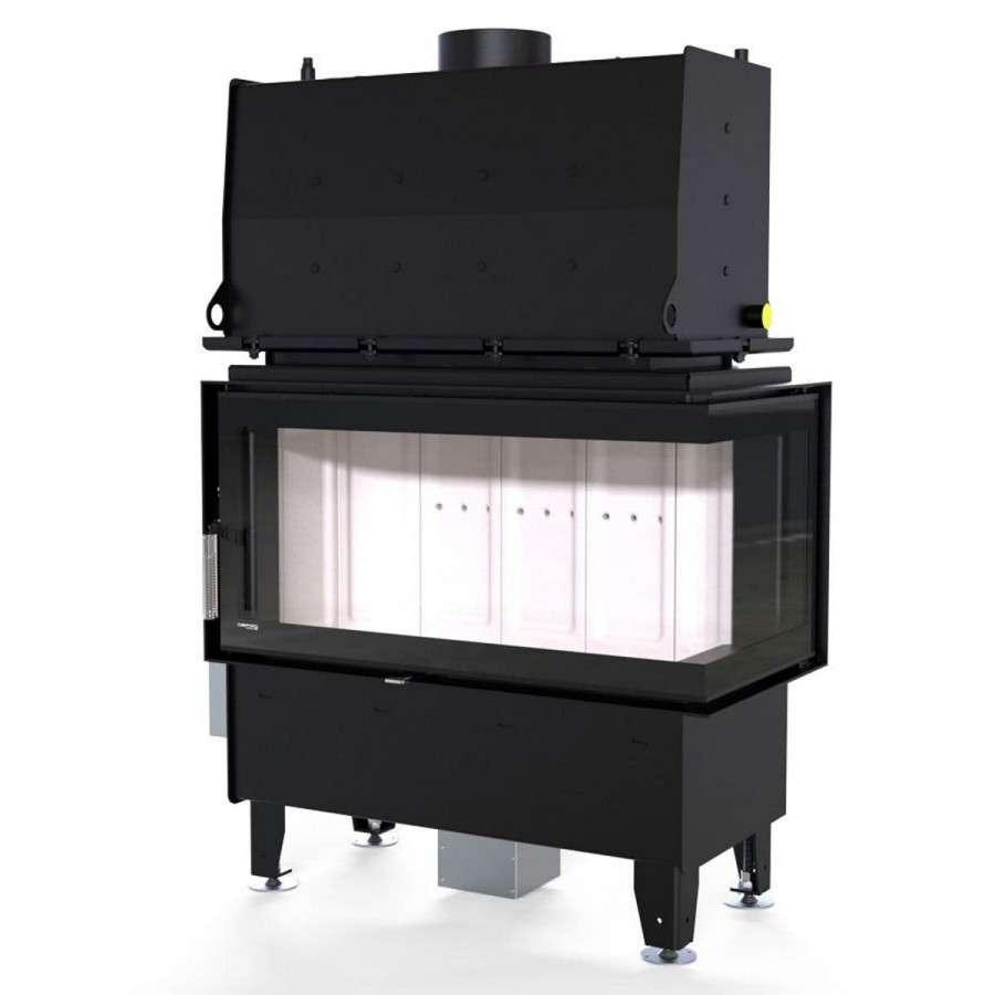 Каминная топка Defro Home RIVA ME BP SHORT угловая, с водяным контуром Амазонка бай фото в Мозыре