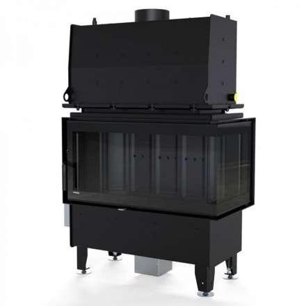 Каминная топка Defro Home RIVA ME BP SHORT угловая, с водяным контуром в Мозыре