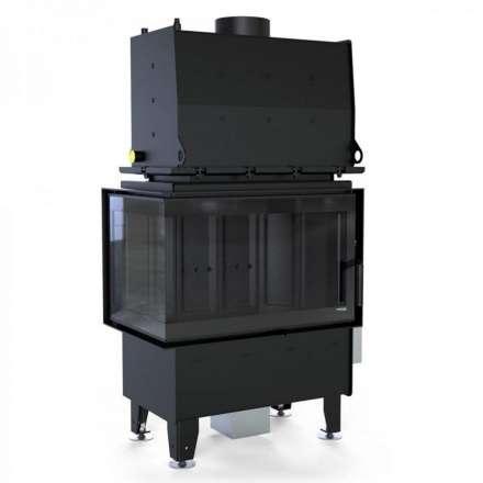 Каминная топка Defro Home RIVA SM BL SHORT угловая, с водяным контуром в Мозыре