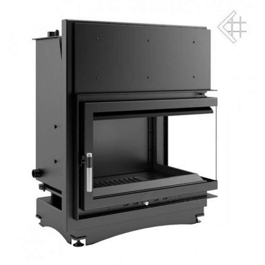 Каминная топка Kratki Oliwia/PW/BP/17/BS/W (угловое стекло справа, змеевик) Амазонка бай фото в Мозыре