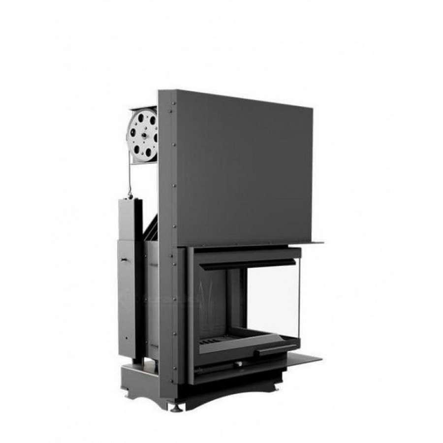 Каминная топка Kratki Maja/P/BS/G (угловое стекло справа,гильотина) Амазонка бай фото в Мозыре