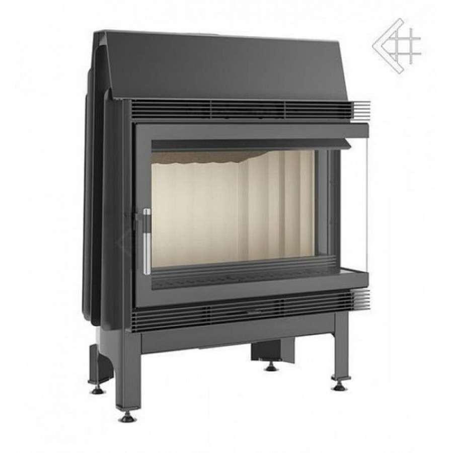 Каминная топка Kratki Blanka/670/570/P/BS (угловое стекло справа) Амазонка бай фото в Мозыре