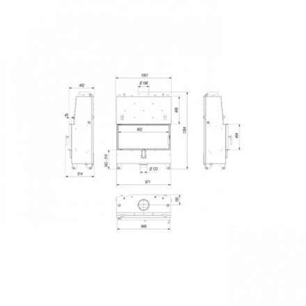 Каминная топка Kratki Lucy/PW/20/W в Мозыре
