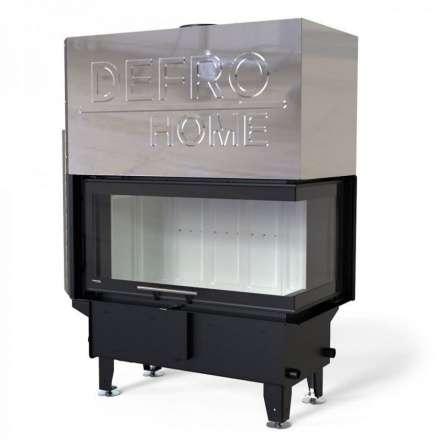 Каминная топка DEFRO HOME RIVA ME BL G SHORT угловая с водяным контуром и подъемом стекла вверх в Мозыре
