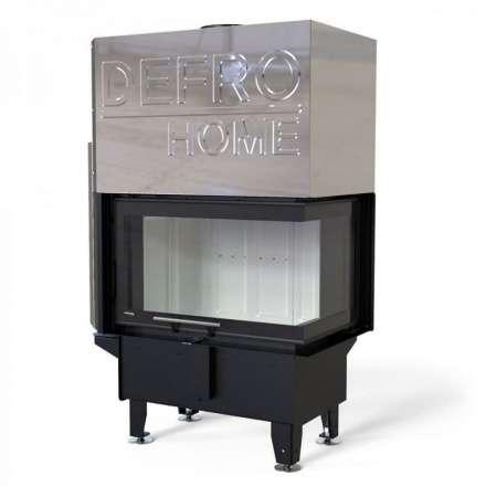 Каминная топка DEFRO HOME RIVA SM BL G SHORT угловая с водяным контуром и подъемом стекла вверх в Мозыре