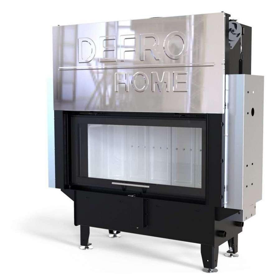 Каминная топка Defro Home RIVA LA G SHORT с водяным контуром и подъемом стекла вверх Амазонка бай фото в Мозыре