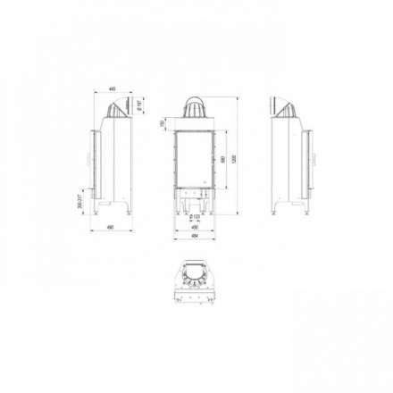 Каминная топка Kratki Nadia/9 в Мозыре