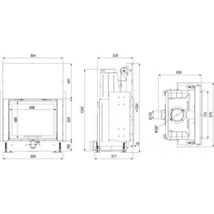 Каминная топка PORTAL ME G в Мозыре