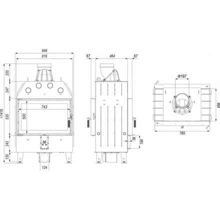 Каминная топка DEFRO HOME INTRA ME T в Мозыре