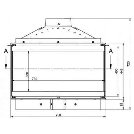 Каминная топка KFD ECO iMAX 7 3F standard в Мозыре