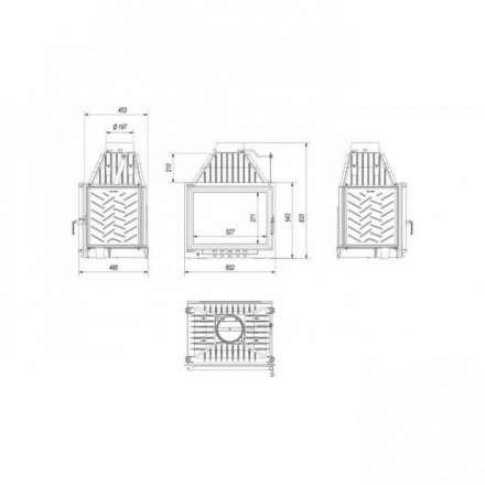 Каминная топка Kratki ZUZIA/ECO в Мозыре
