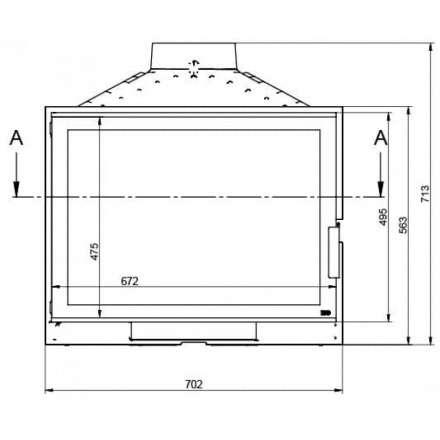 Каминная топка KFD ECO iMAX 14 в Мозыре