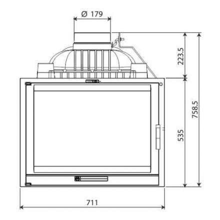 Каминная топка NORDflam LB CDP в Мозыре