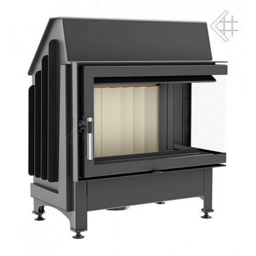 Каминная топка Kratki Zibi/P/BS (угловое стекло справа) Амазонка бай фото в Мозыре