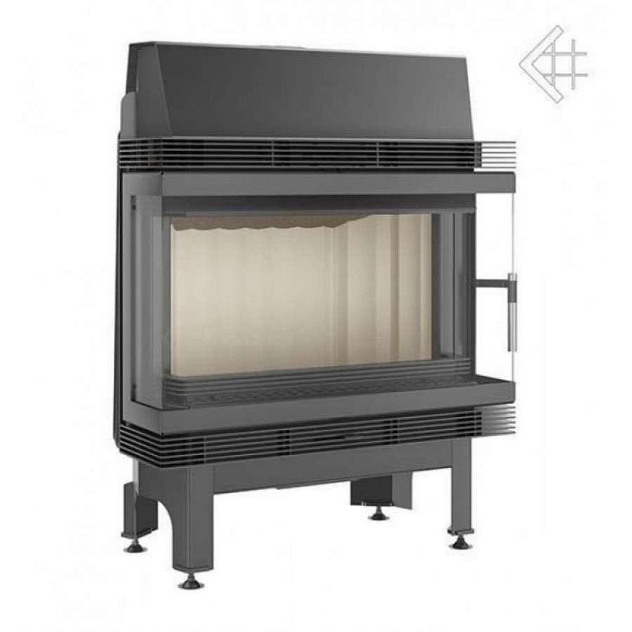 Каминная топка Kratki Blanka 670/570/LP/BS (угловое стекло слева-справа) Амазонка бай фото в Мозыре