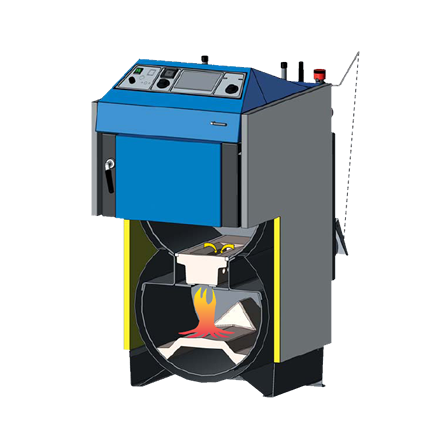 Твердотопливный котёл Atmos DC32S в Мозыре