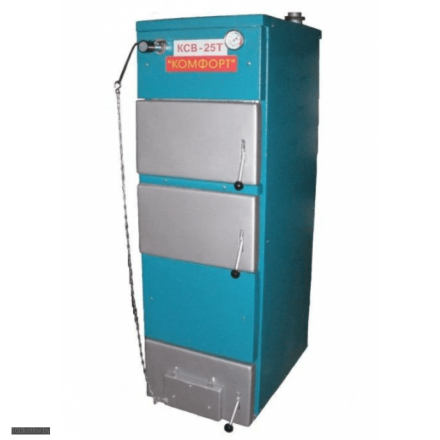 Твердотопливный котел Метромаш Комфорт КСВ-25Т Амазонка бай фото в Мозыре
