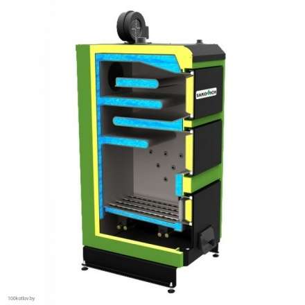 Твердотопливный котёл Sakovich WG Lux 50 в Мозыре