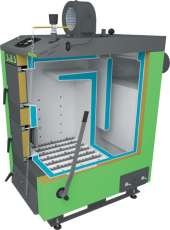 Твердотопливный котел SAS MI 42 в Мозыре