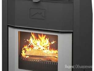 Стальной камин со стеклом Теплодар Сиеста 20 фото  в Мозыре