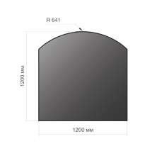 Лист напольный Везувий, 2мм, черный 1200*1200*2 R641 в Мозыре