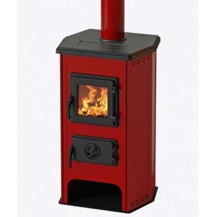 Печь-камин MBS Hit красный фото в Мозыре