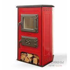 Купить Печь-камин MBS Hit красный сталь в Мозыре Амазонка бай фото в Мозыре