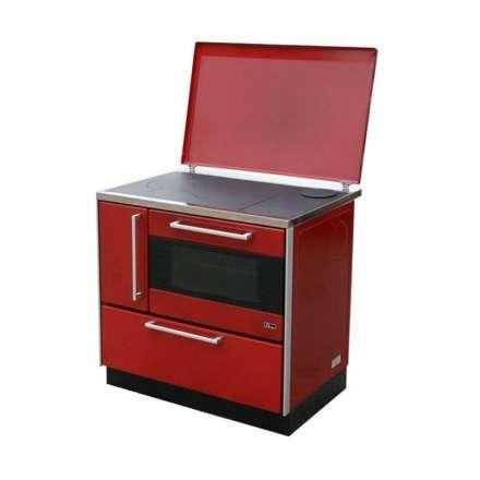 Плита на дровах MBS Royal 720 Plus P (с крышкой) красная Амазонка бай фото в Мозыре