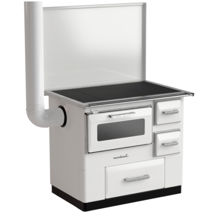 Плита на дровах Smederevac MBS 7 New Line (с крышкой) белая купить в Мозыре
