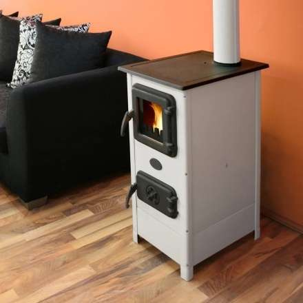 Печь-камин MBS Hera Plus белый в Мозыре