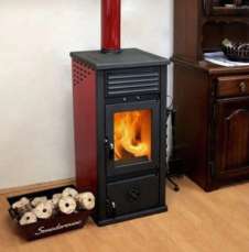 Купить Печь-камин MBS Vesta Plus красная в Мозыре в Мозыре