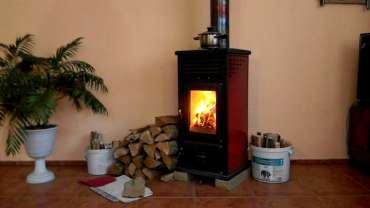 Купить Печь-камин MBS Vesta Plus красная в Мозыре в Мозыре