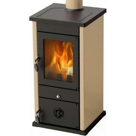 Печь-камин MBS Vesta Eco кремовая фото в Мозыре