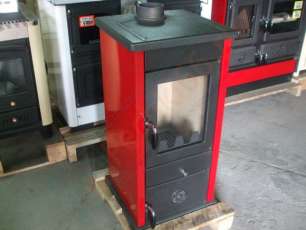 Купить Печь-камин MBS Vesta Eco бордовая в Мозыре в Мозыре