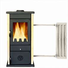 Купить Печь-камин MBS Thermo Vesta Plus кремовая (с водяным контуром) в Мозыре в Мозыре