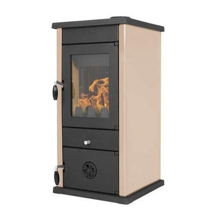 Печь-камин MBS Thermo Vesta Plus кремовая (с водяным контуром) фото в Мозыре
