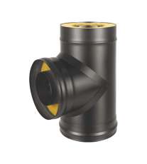 Сэндвич-тройник 90° BLACK AISI 430-0,8 мм утепл. 50 мм купить в Мозыре