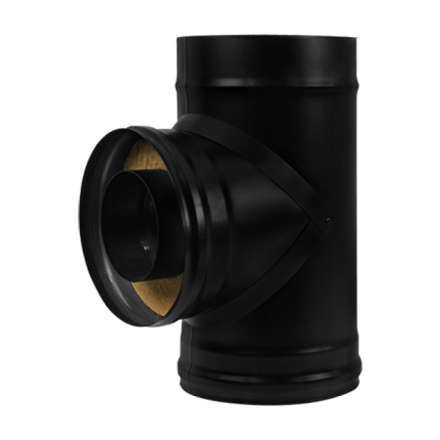 Сэндвич-тройник 90° BLACK AISI 430-0,8 мм утепл. 50 мм в Мозыре