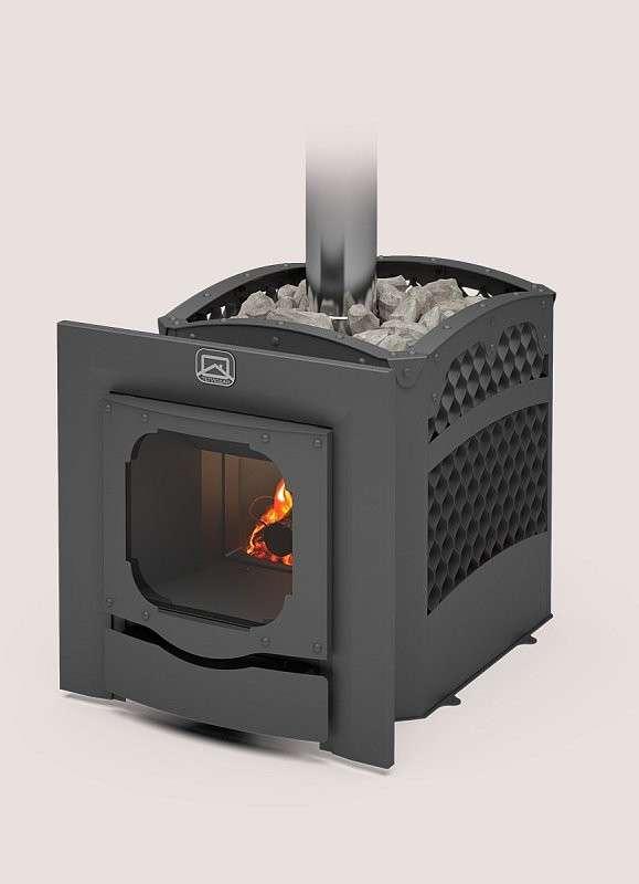 Печь для бани Теплодар Былина-Сетка-12 Ч Панорама (1.1) (без дверцы) купить в Мозыре