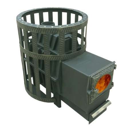 Печь Воевода 20 ДТ3-стекло сетчатый кожух купить в Мозыре