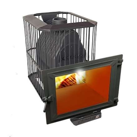 Печь Пегас 16 NEXT панорама сетка фото в Мозыре