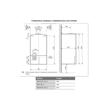 Газовый котел Bosch GAZ 7000 W ZWC 35-3 MFA в Мозыре