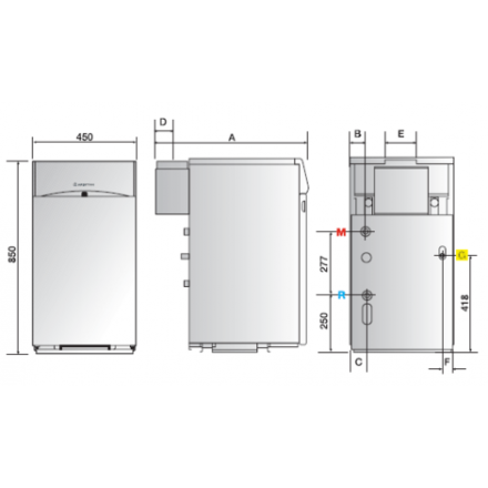 Газовый котел Ariston UNOBLOC G 38 RI в Мозыре